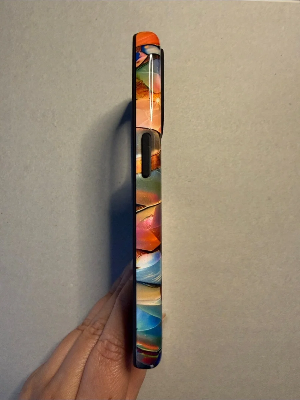 Colorful Shattered Glass Pattern iPhone 15 Pro Case